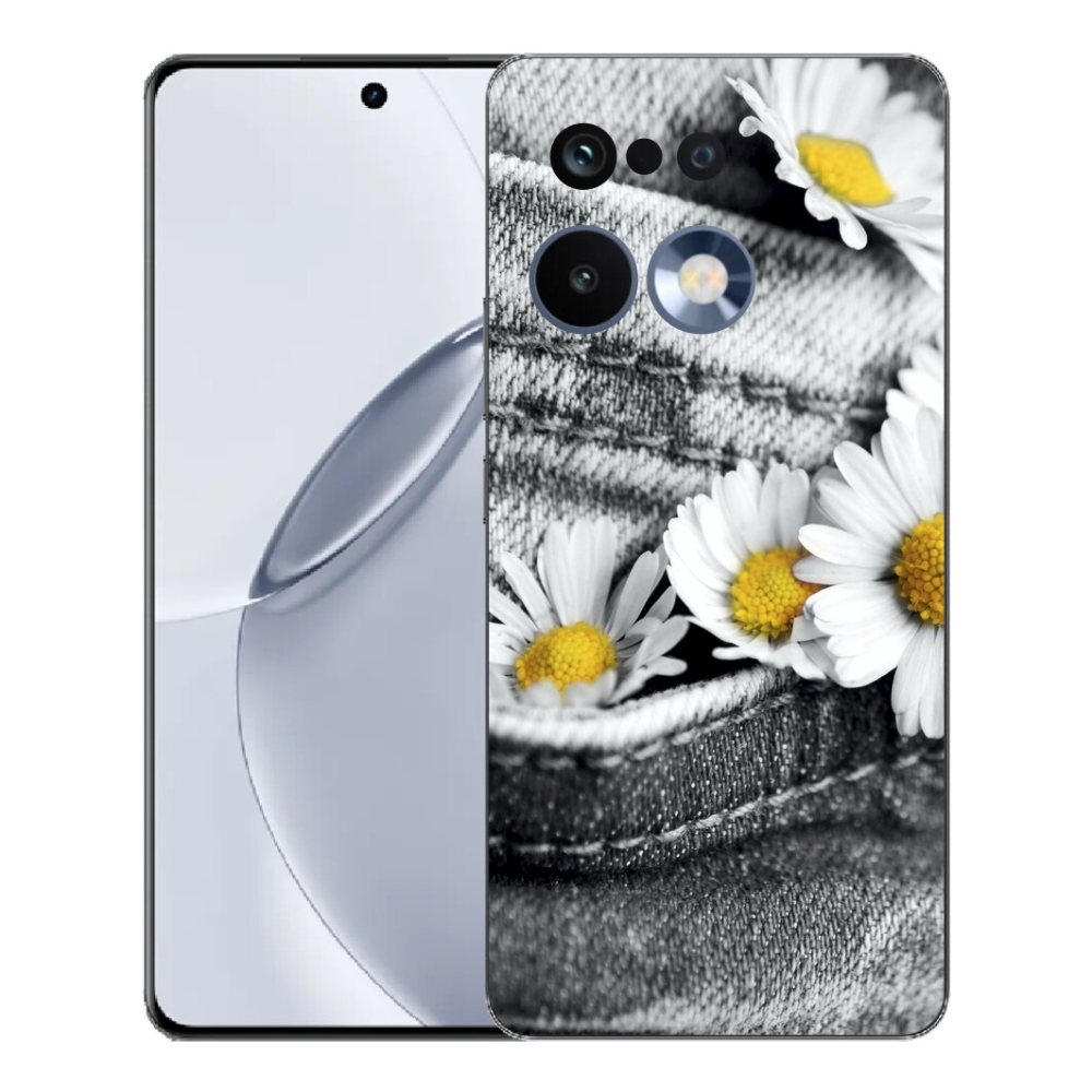 Gelový kryt mmCase na Realme 16 Pro+ - kopretiny
