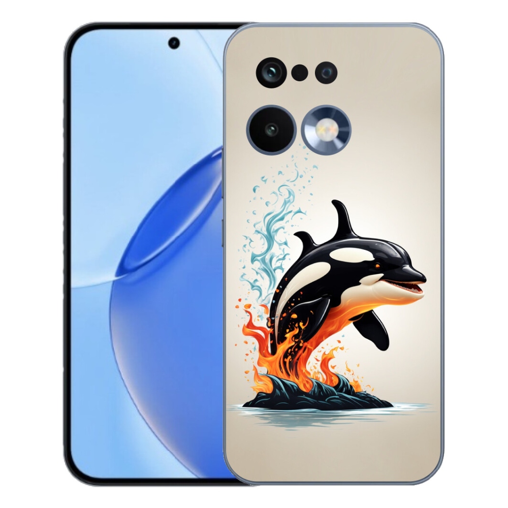 Gelový kryt mmCase na Realme 16 Pro - kosatka