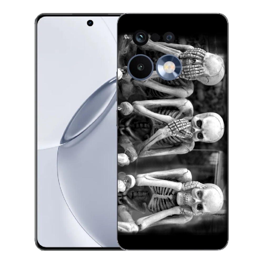 Gelový kryt mmCase na Realme 16 Pro+ - kostlivci