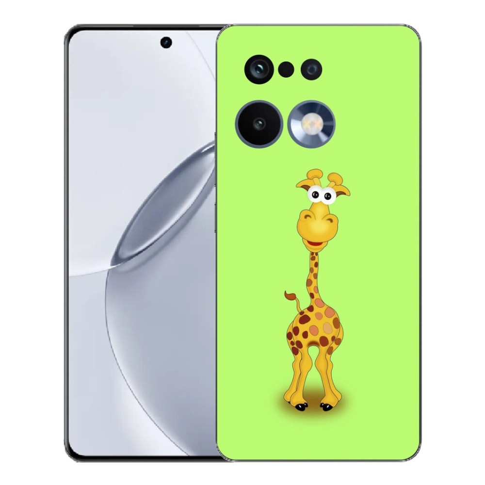Gelový kryt mmCase na Realme 16 Pro+ - kreslená žirafa