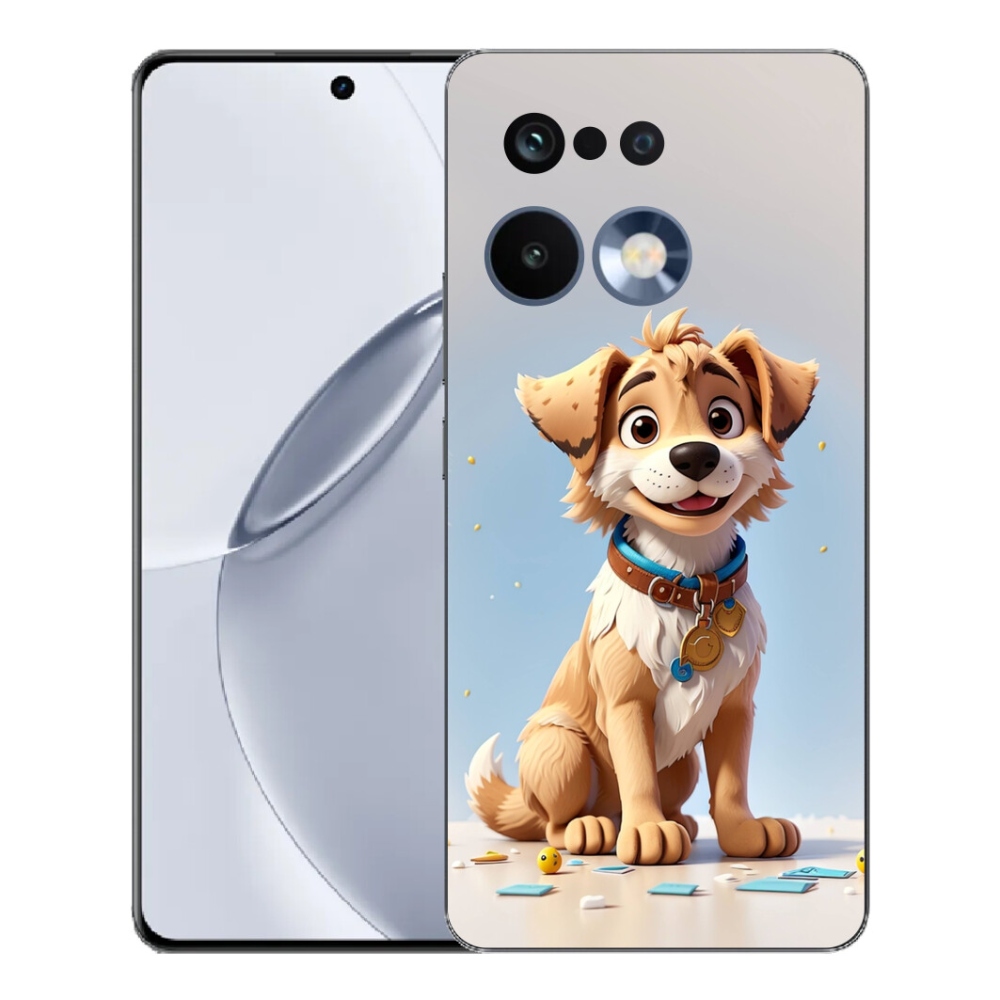 Gelový kryt mmCase na Realme 16 Pro+ - kreslené štěně