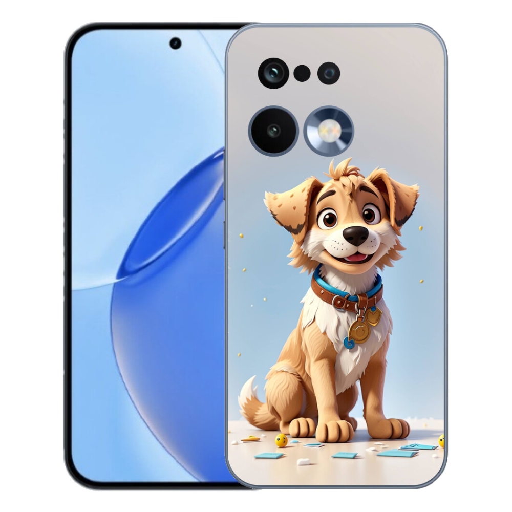 Gelový kryt mmCase na Realme 16 Pro - kreslené štěně