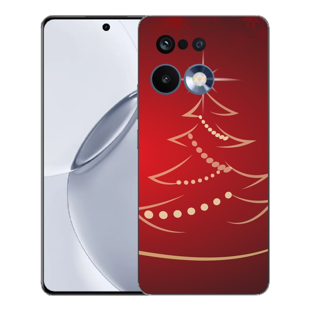 Gelový kryt mmCase na Realme 16 Pro+ - kreslený vánoční stromek