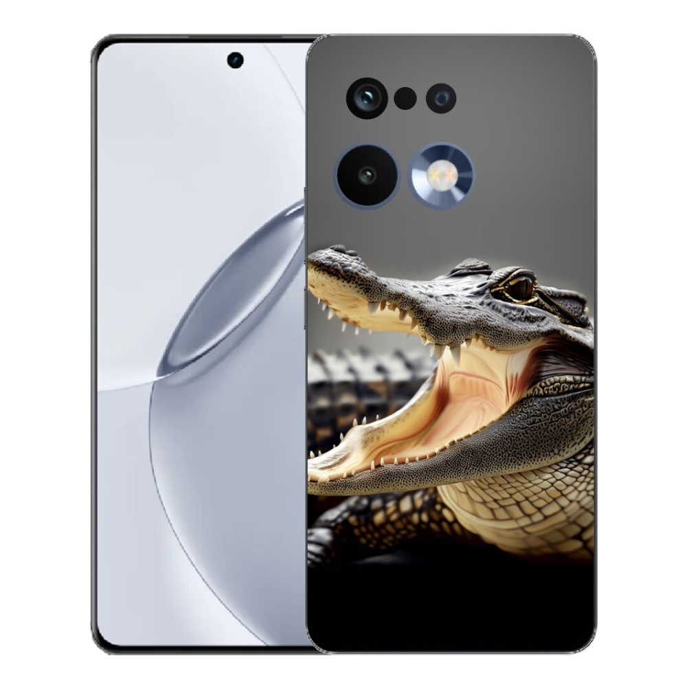 Gelový kryt mmCase na Realme 16 Pro+ - krokodýl