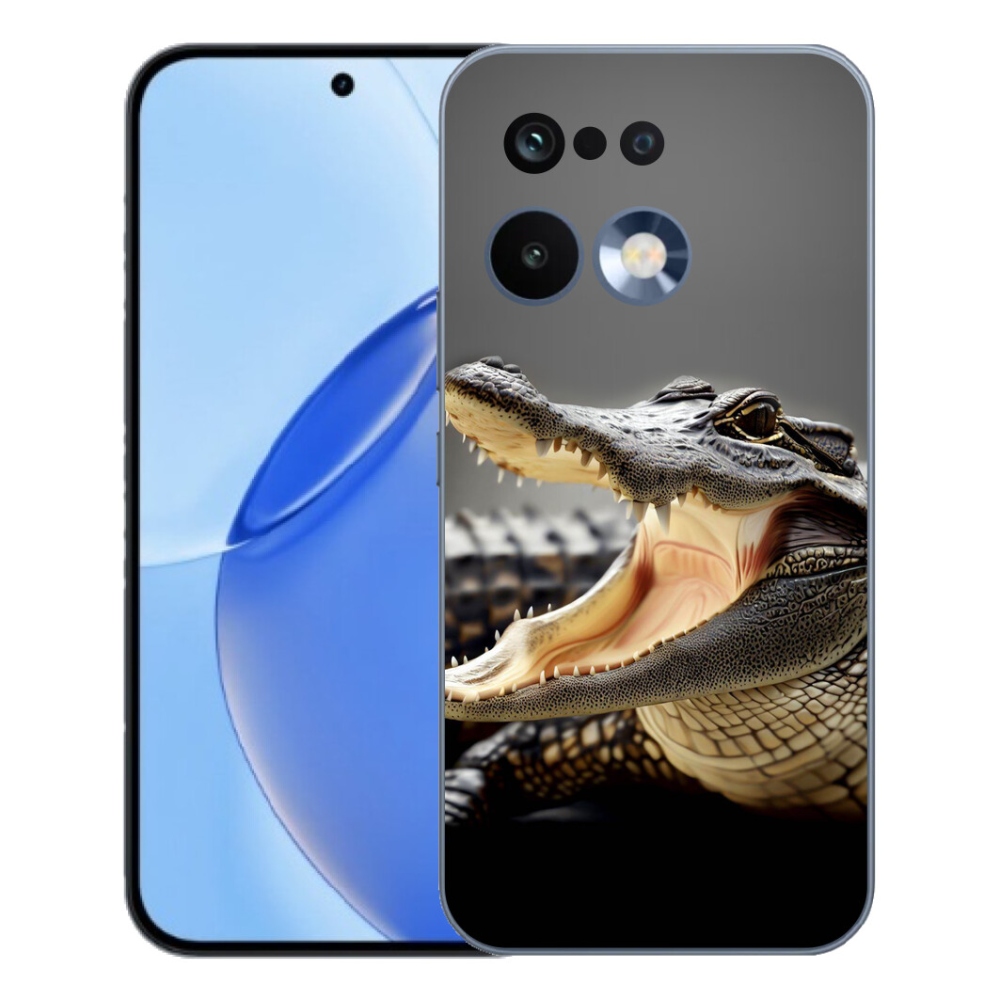 Gelový kryt mmCase na Realme 16 Pro - krokodýl