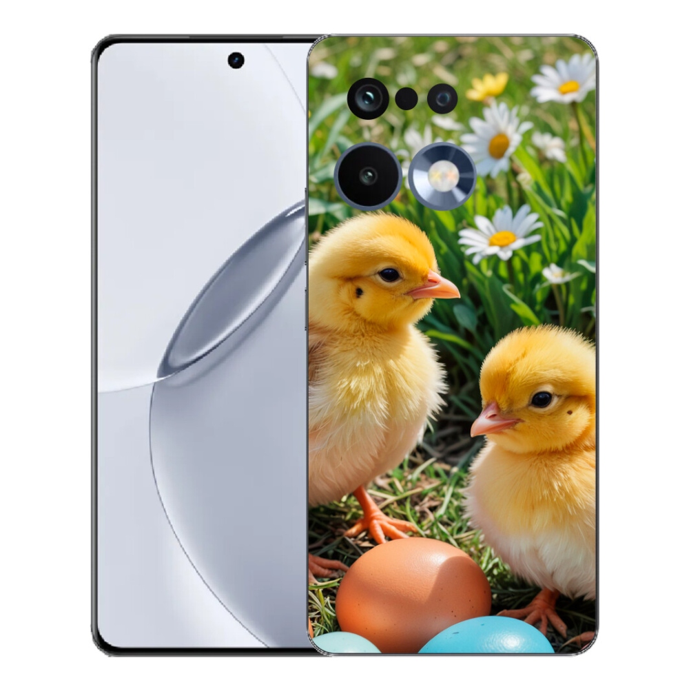 Gelový kryt mmCase na Realme 16 Pro+ - kuřátka