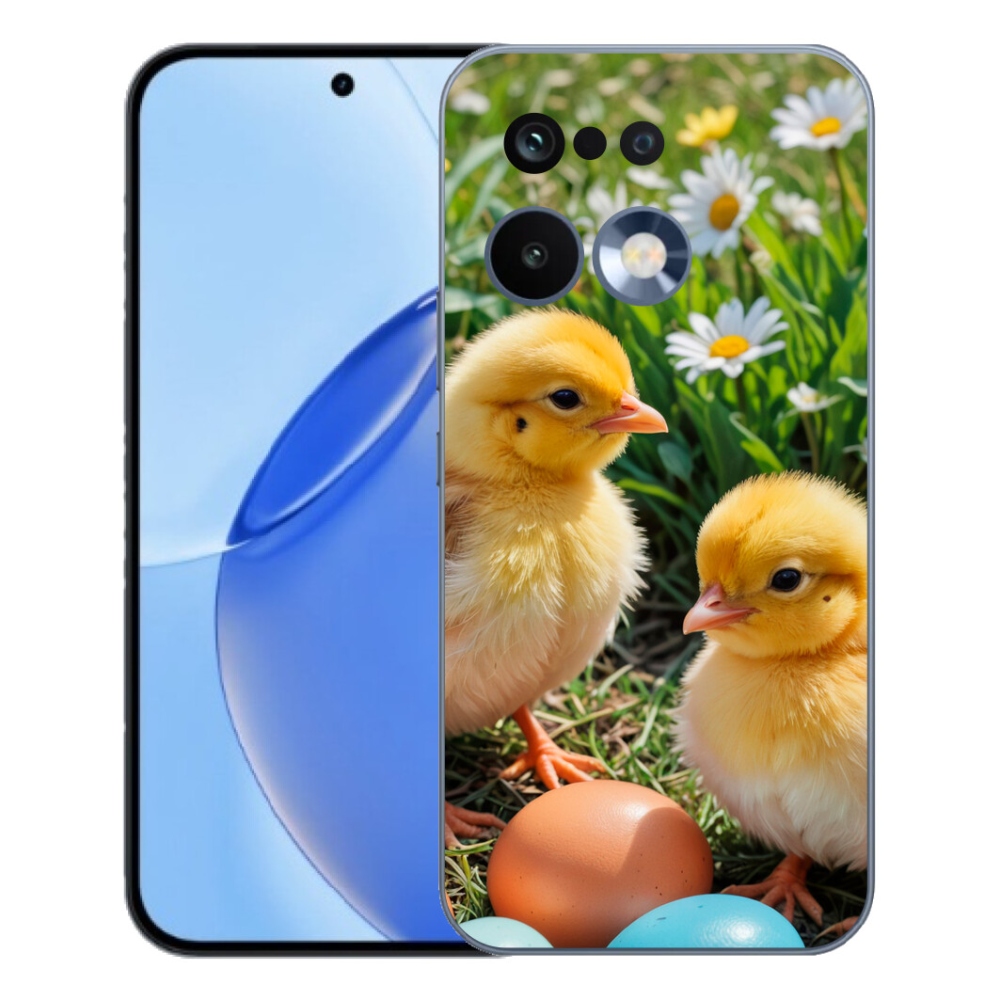 Gelový kryt mmCase na Realme 16 Pro - kuřátka