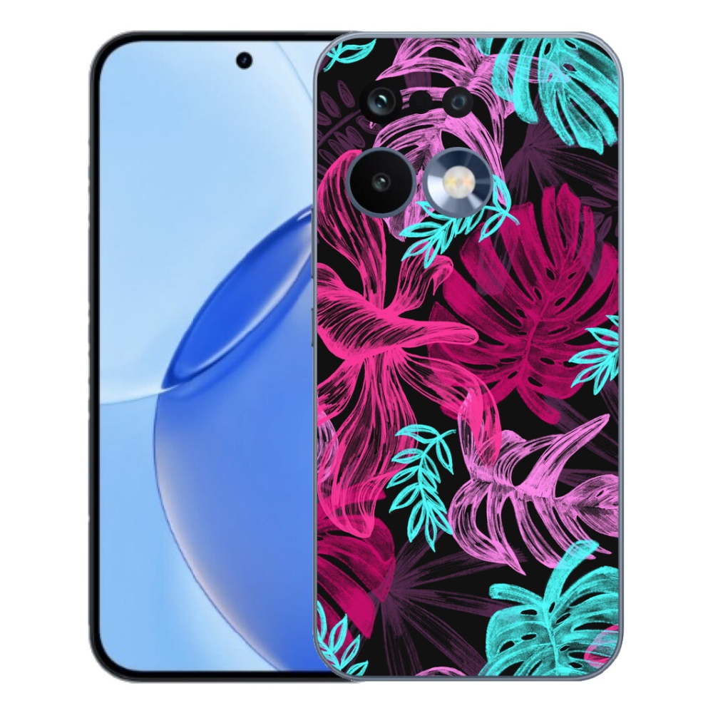 Gelový kryt mmCase na Realme 16 Pro - květiny 1