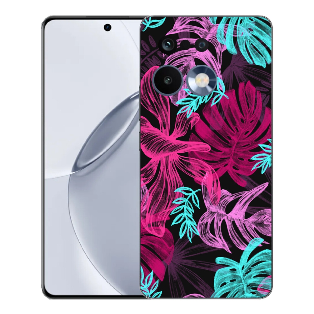Gelový kryt mmCase na Realme 16 Pro+ - květiny 1