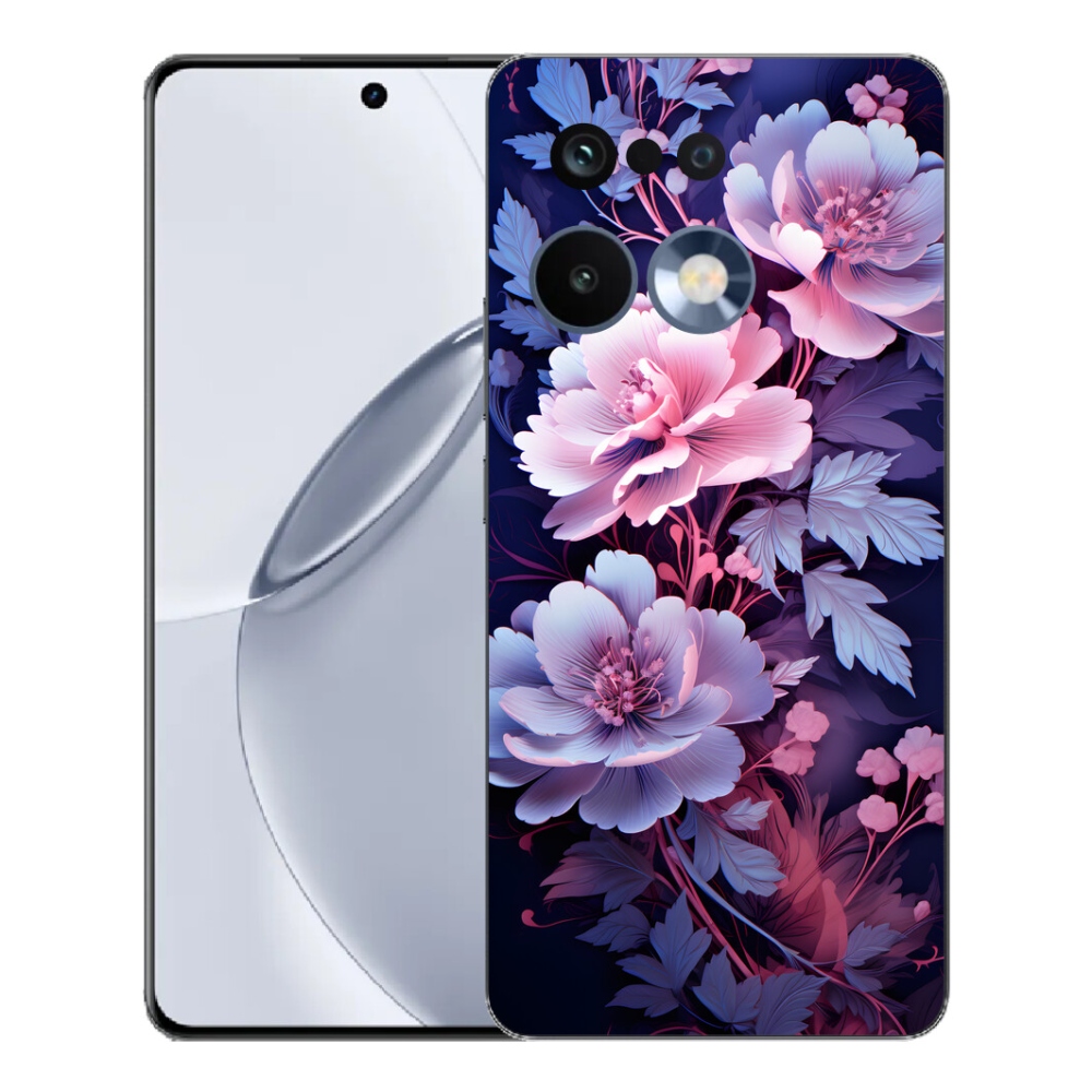 Gelový kryt mmCase na Realme 16 Pro+ - květiny 11
