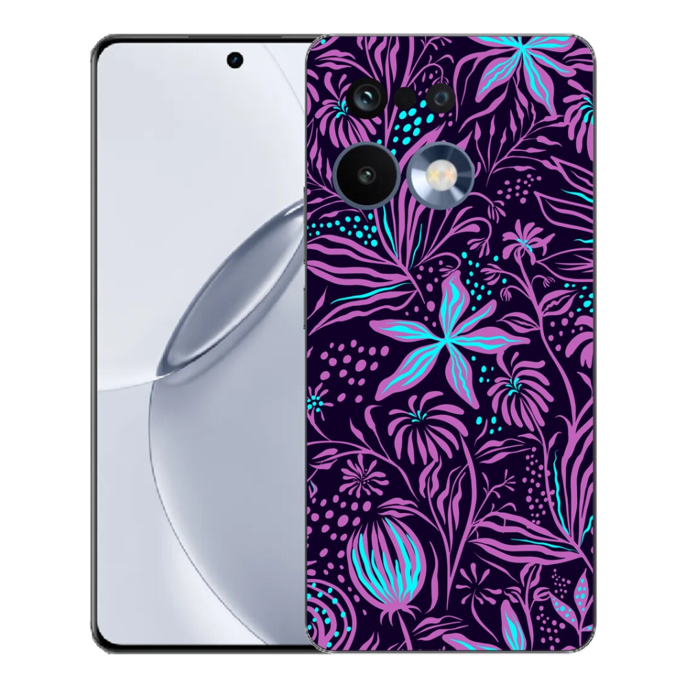 Gelový kryt mmCase na Realme 16 Pro+ - květiny 2