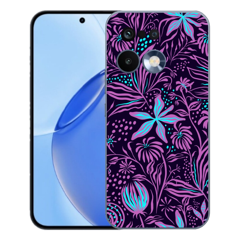 Gelový kryt mmCase na Realme 16 Pro - květiny 2