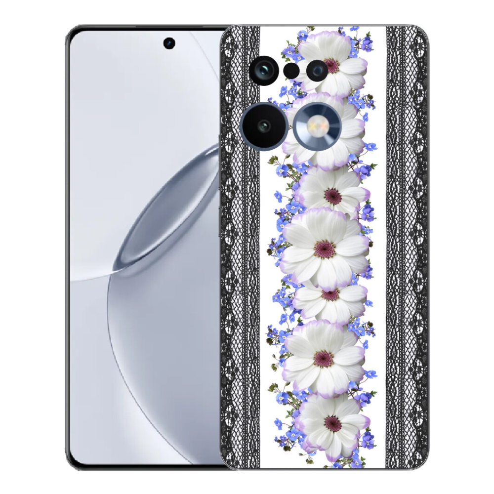 Gelový kryt mmCase na Realme 16 Pro+ - květiny 8