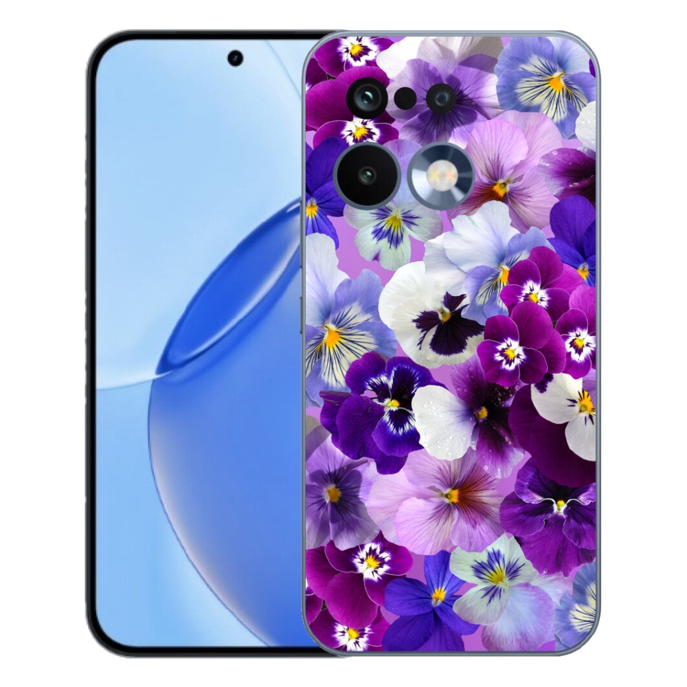 Gelový kryt mmCase na Realme 16 Pro - květiny 9