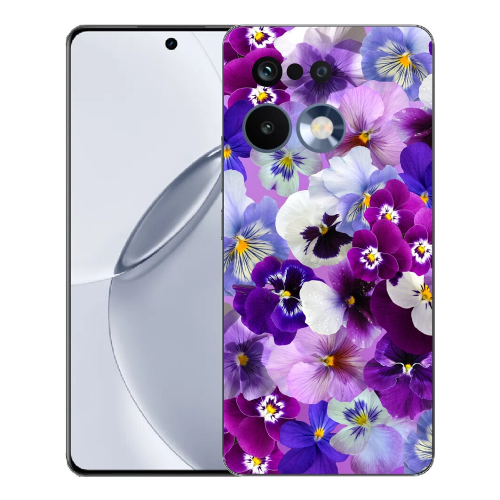 Gelový kryt mmCase na Realme 16 Pro+ - květiny 9