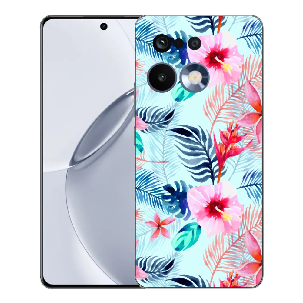 Gelový kryt mmCase na Realme 16 Pro+ - květiny