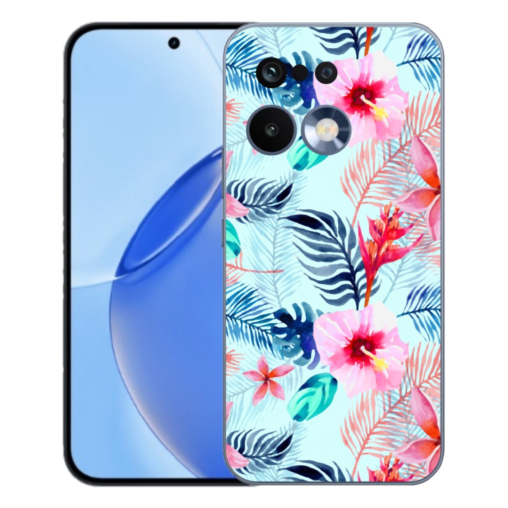 Gelový kryt mmCase na Realme 16 Pro - květiny