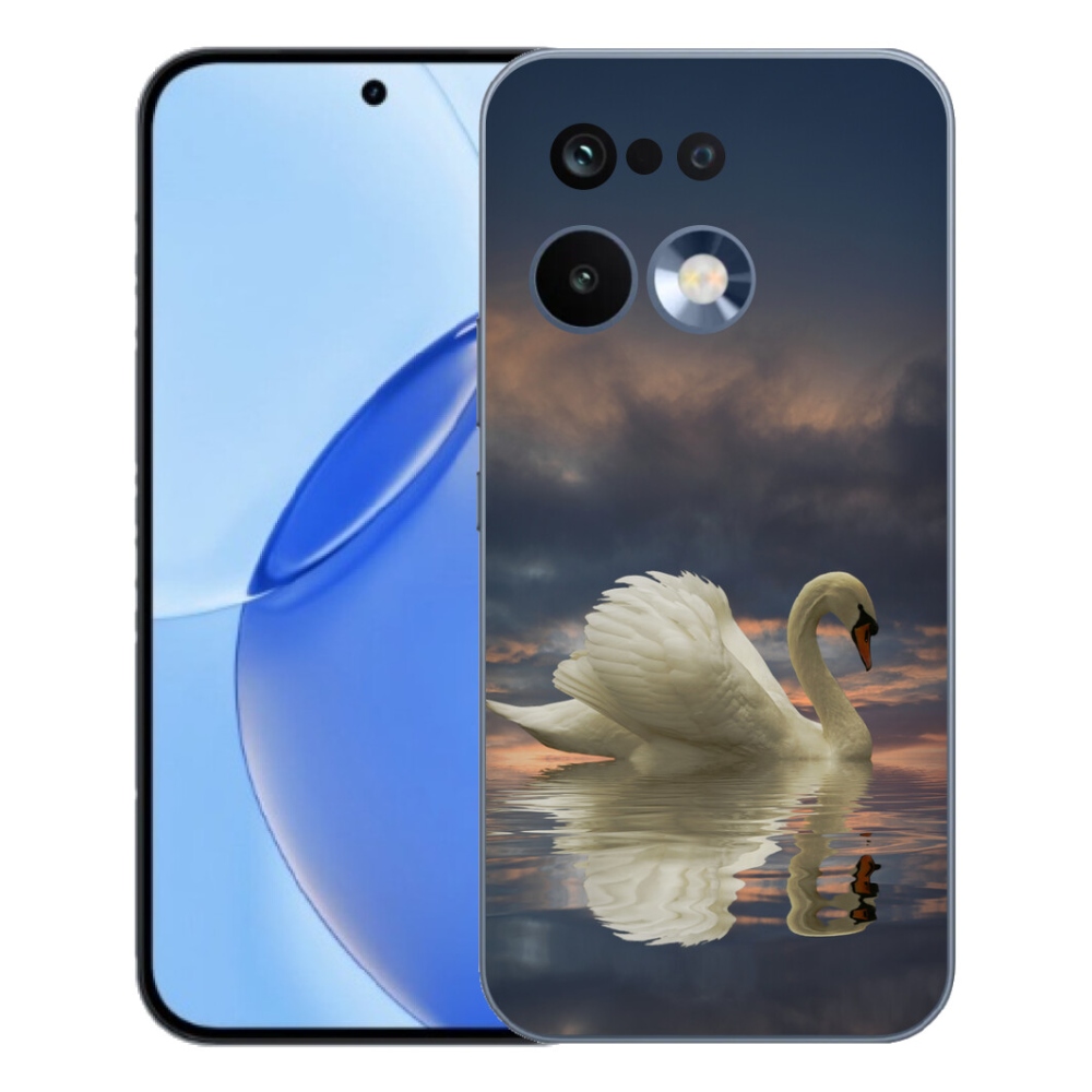 Gelový kryt mmCase na Realme 16 Pro - labuť