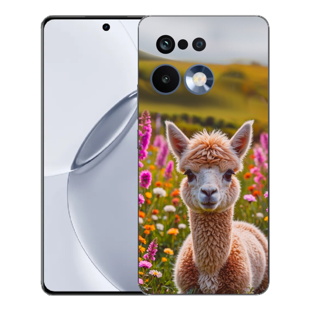 Gelový kryt mmCase na Realme 16 Pro+ - lama na louce