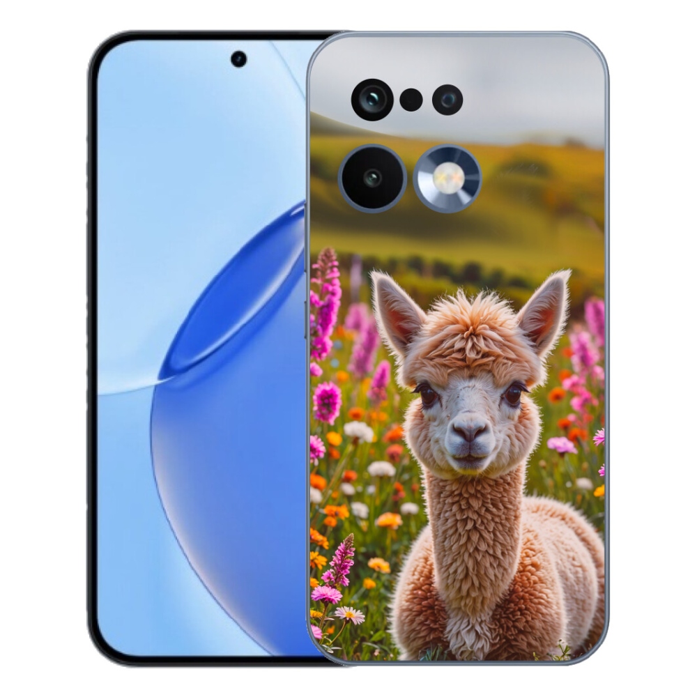 Gelový kryt mmCase na Realme 16 Pro - lama na louce