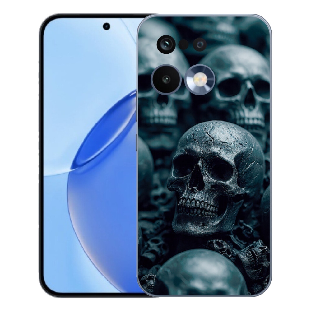 Gelový kryt mmCase na Realme 16 Pro - lebka 2