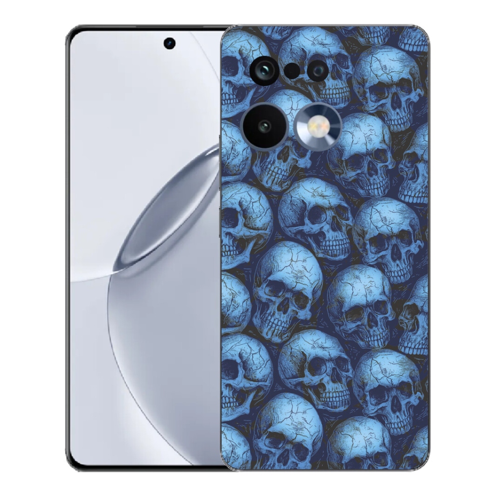Gelový kryt mmCase na Realme 16 Pro+ - lebky