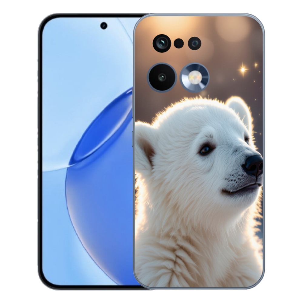 Gelový kryt mmCase na Realme 16 Pro - lední medvěd