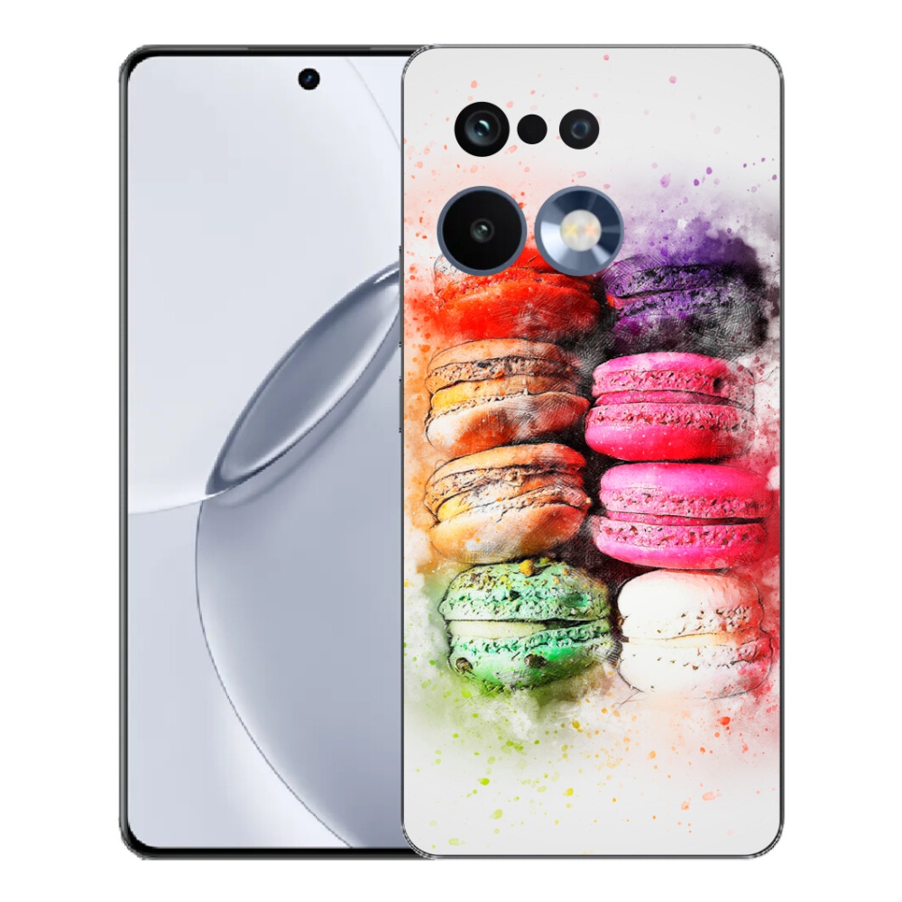 Gelový kryt mmCase na Realme 16 Pro+ - makrónky