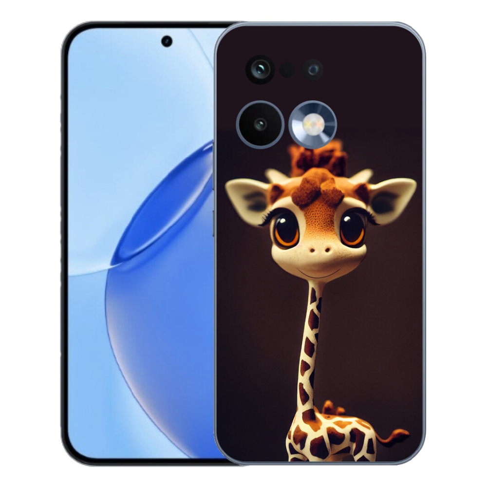 Gelový kryt mmCase na Realme 16 Pro - malá žirafa
