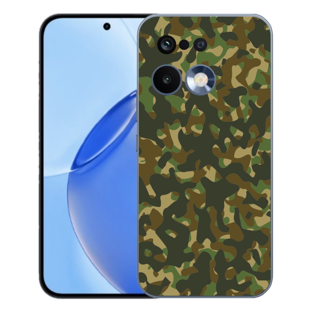 Gelový kryt mmCase na Realme 16 Pro - maskáčový vzor 1