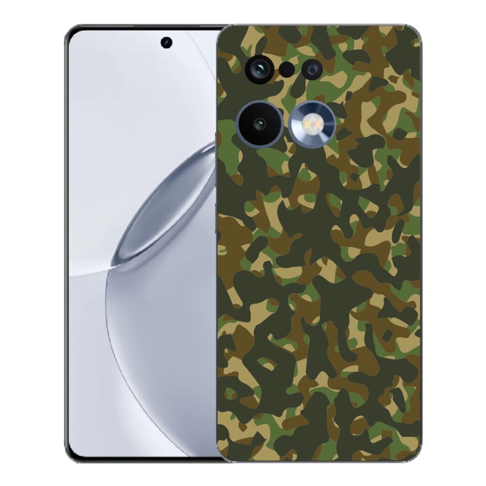 Gelový kryt mmCase na Realme 16 Pro+ - maskáčový vzor 1