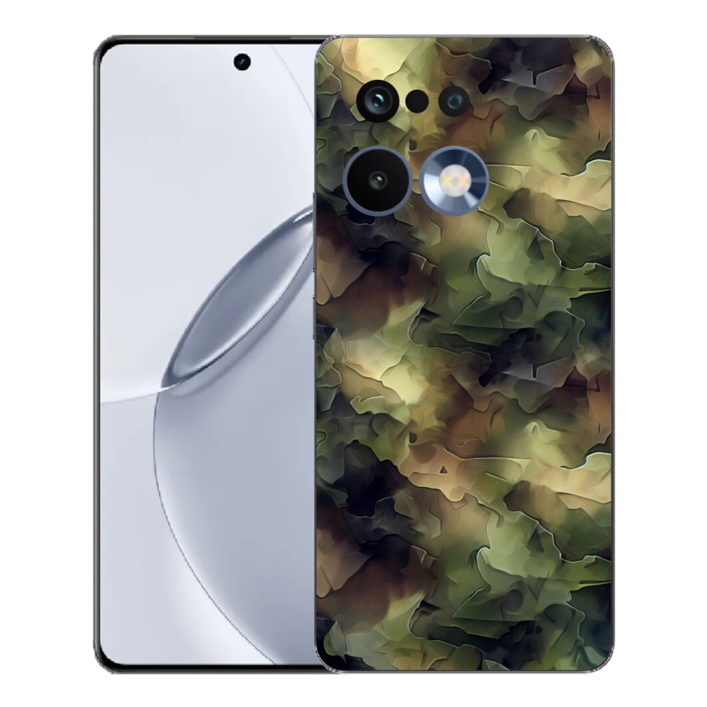 Gelový kryt mmCase na Realme 16 Pro+ - maskáčový vzor 10