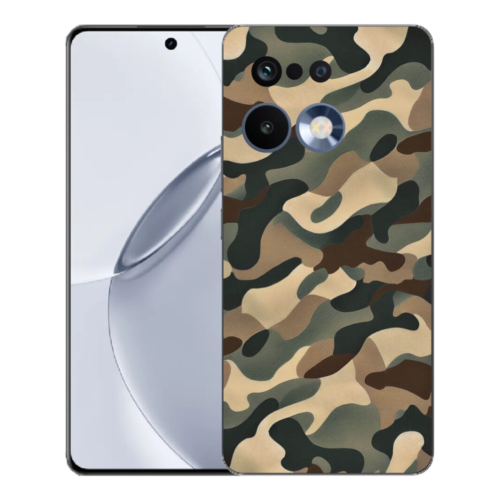 Gelový kryt mmCase na Realme 16 Pro+ - maskáčový vzor 11