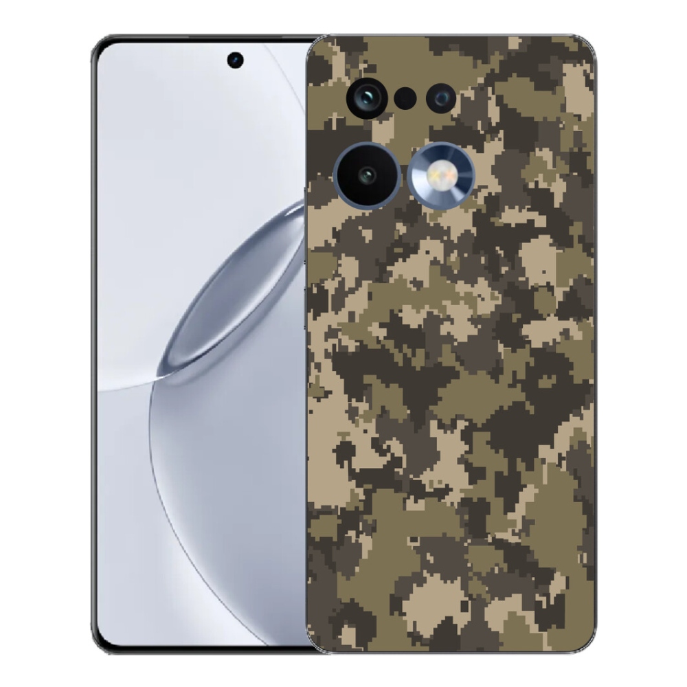 Gelový kryt mmCase na Realme 16 Pro+ - maskáčový vzor 12