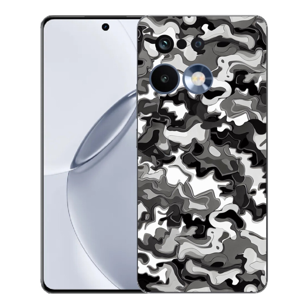 Gelový kryt mmCase na Realme 16 Pro+ - maskáčový vzor 3