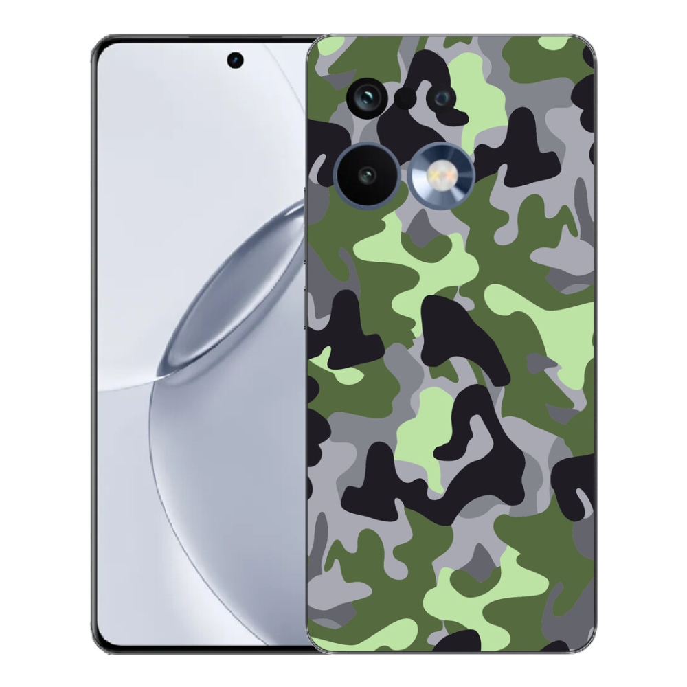 Gelový kryt mmCase na Realme 16 Pro+ - maskáčový vzor 7