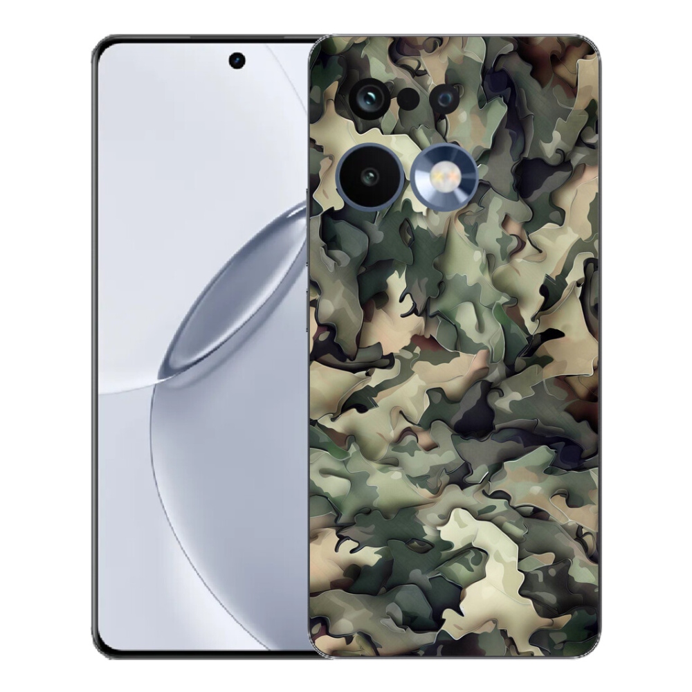 Gelový kryt mmCase na Realme 16 Pro+ - maskáčový vzor 9