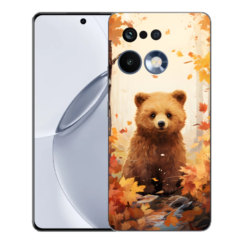 Gelový kryt mmCase na Realme 16 Pro+ - medvěd v lese