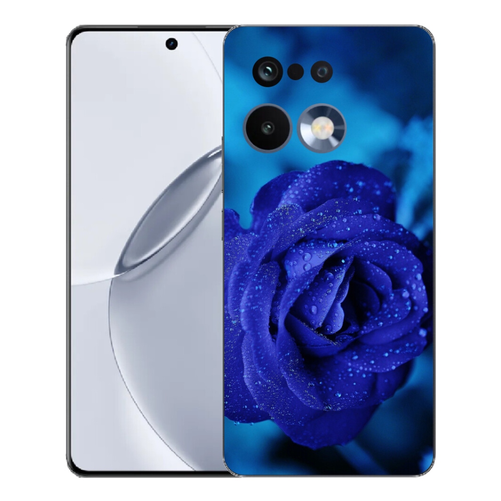 Gelový kryt mmCase na Realme 16 Pro+ - modrá růže