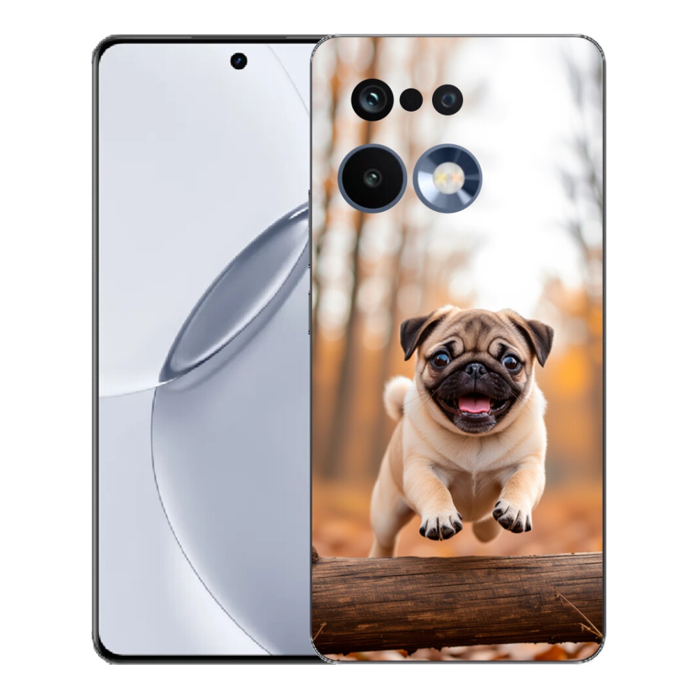 Gelový kryt mmCase na Realme 16 Pro+ - mops 2