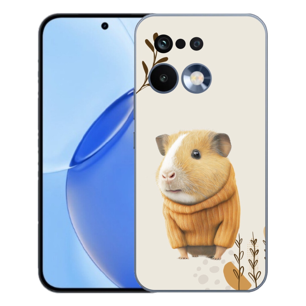 Gelový kryt mmCase na Realme 16 Pro - morče ve svetru