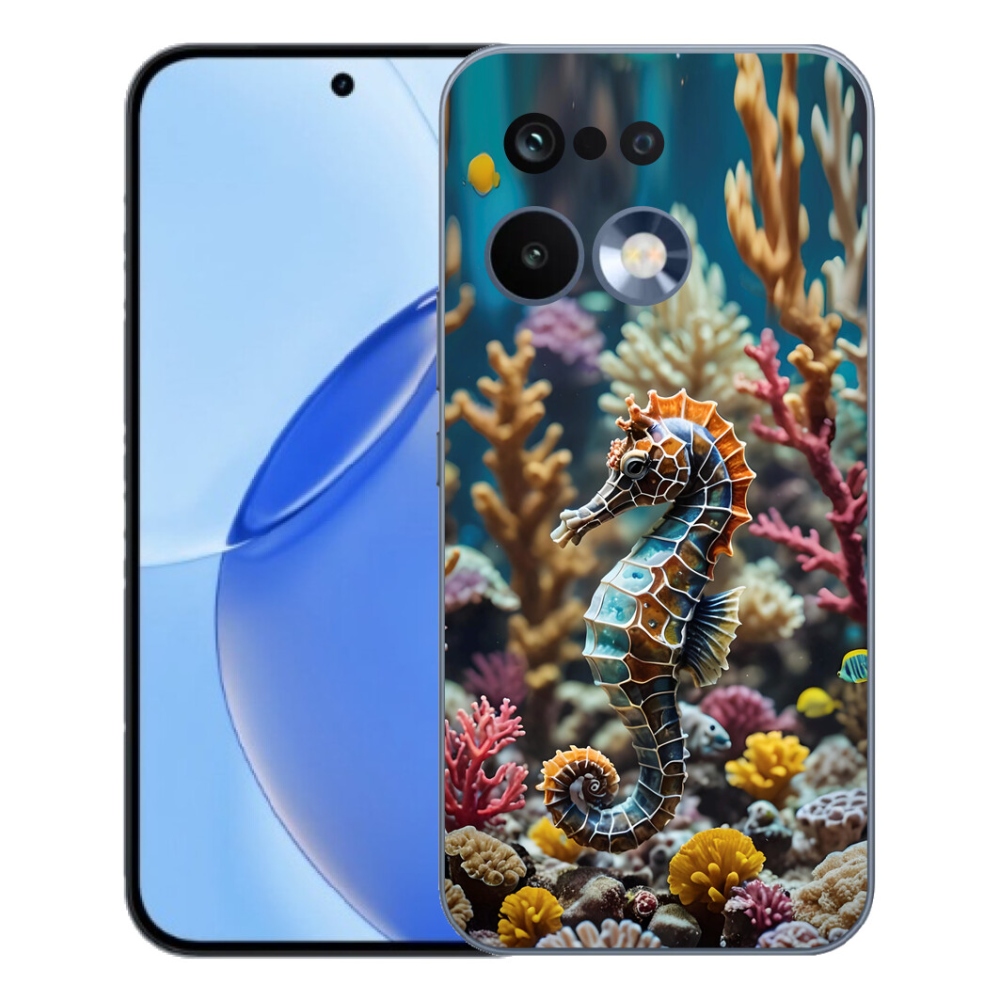 Gelový kryt mmCase na Realme 16 Pro - mořský koník 2