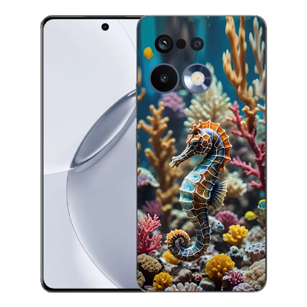 Gelový kryt mmCase na Realme 16 Pro+ - mořský koník 2