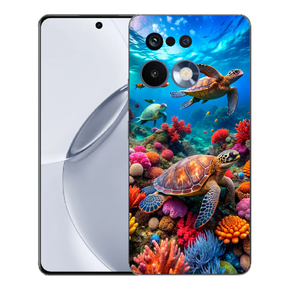 Gelový kryt mmCase na Realme 16 Pro+ - mořský svět 2