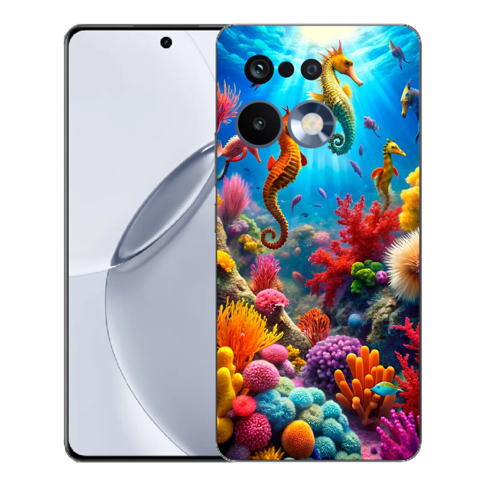 Gelový kryt mmCase na Realme 16 Pro+ - mořský svět 3