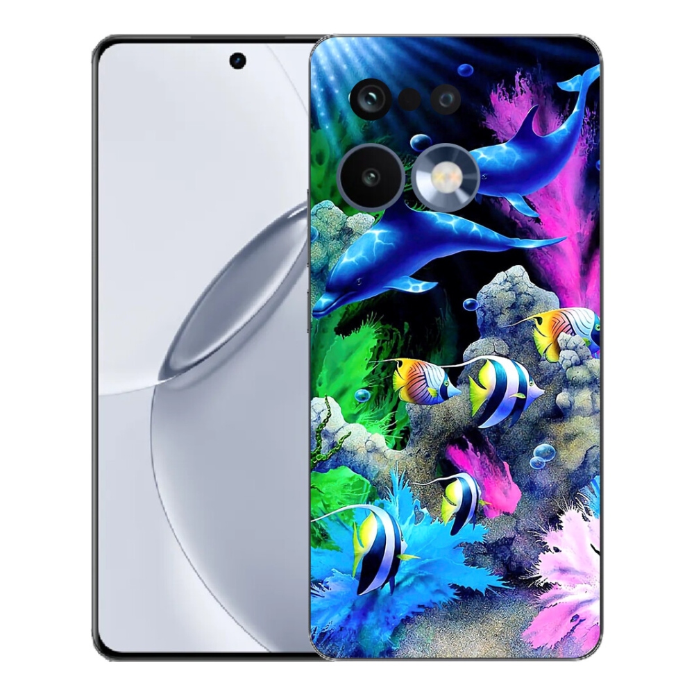 Gelový kryt mmCase na Realme 16 Pro+ - mořský svět