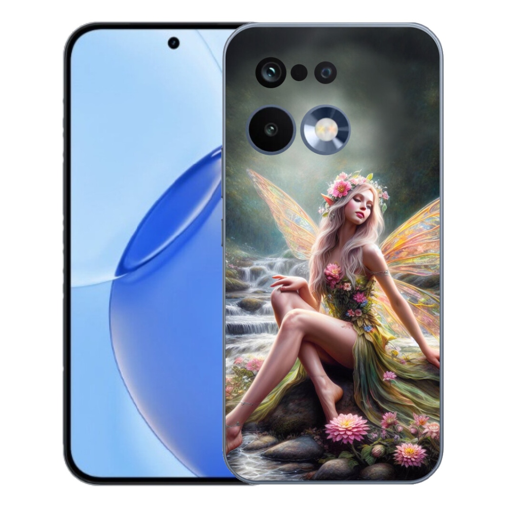 Gelový kryt mmCase na Realme 16 Pro - motýlí žena 1