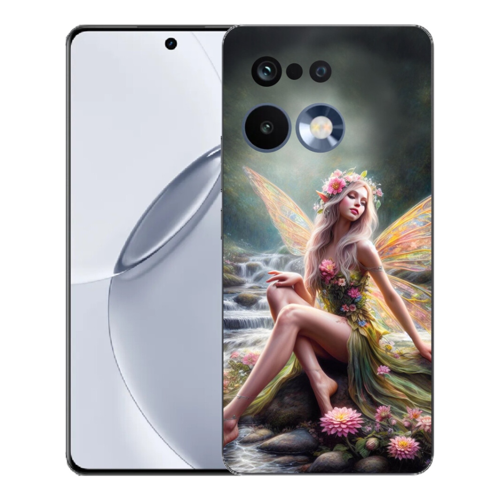Gelový kryt mmCase na Realme 16 Pro+ - motýlí žena 1