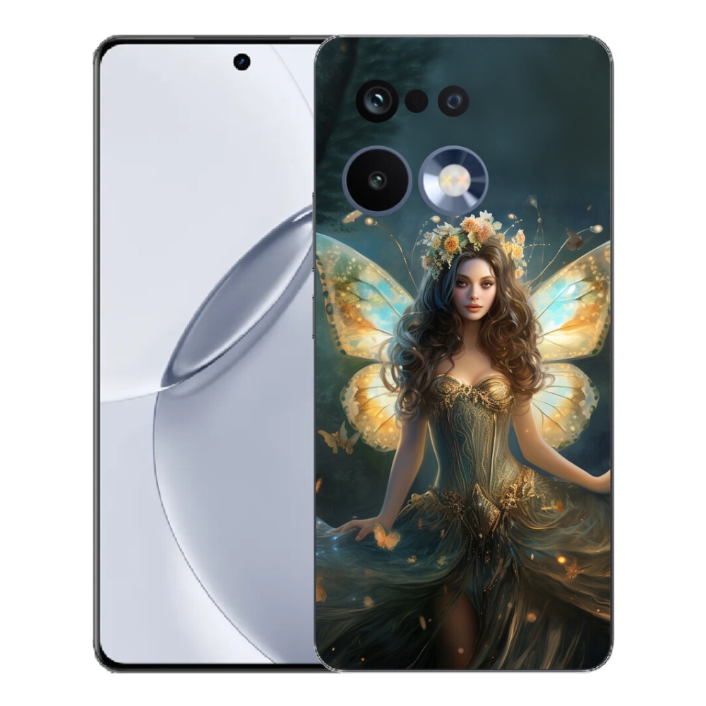 Gelový kryt mmCase na Realme 16 Pro+ - motýlí žena
