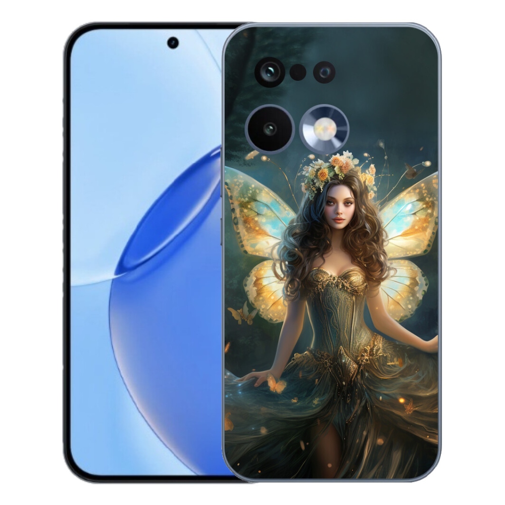 Gelový kryt mmCase na Realme 16 Pro - motýlí žena